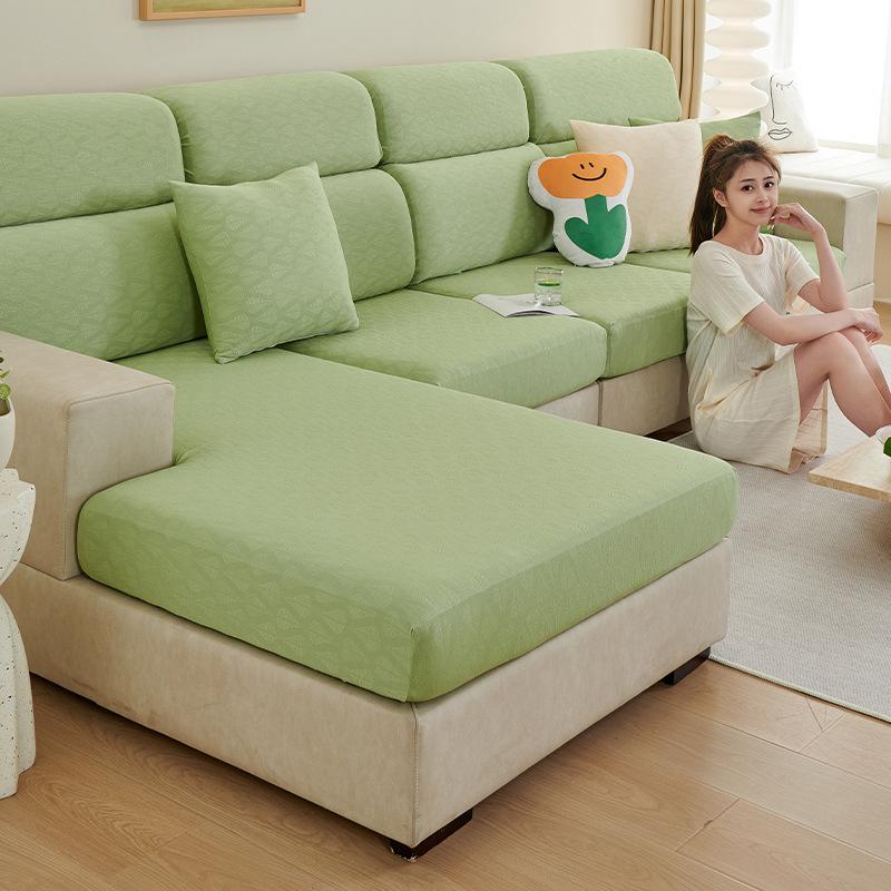 Чехол для дивана All-Inclusive Universal Cover Four Seasons Universal Simple Stretch Anti-Scratching Imperial Concubine Cover Sofa Cushion Thickened