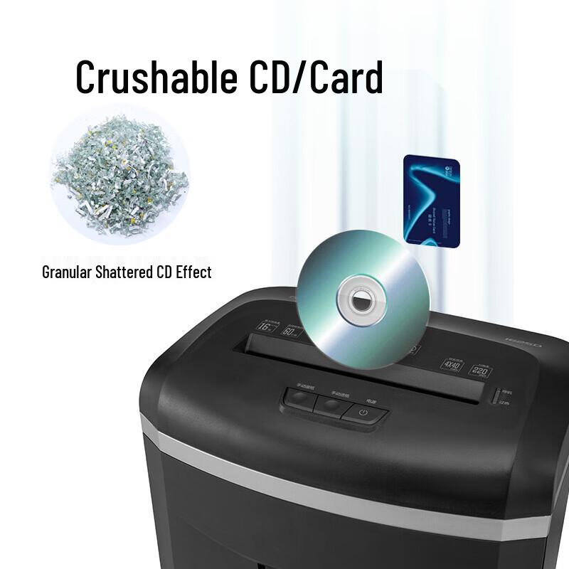 Comet 1625D Commercial Cross-Cut Paper Shredder CN plug (adapter included)