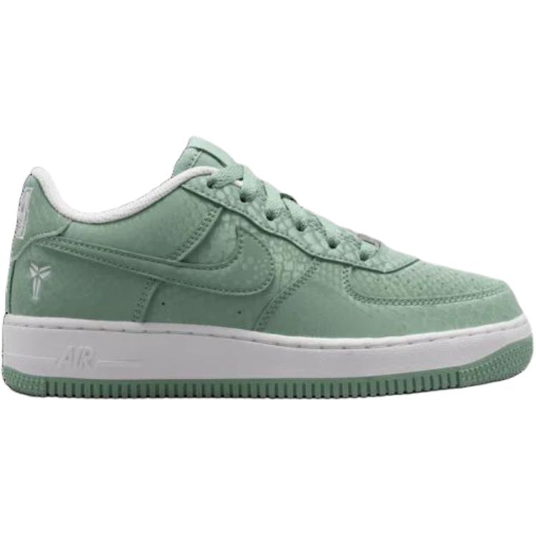 Nike × Kobe Bryant Air Force 1 Low Steam Green Удобные Универсальные Поддерживающие Низкие Детские Кроссовки Детские кроссовки IO4610-005