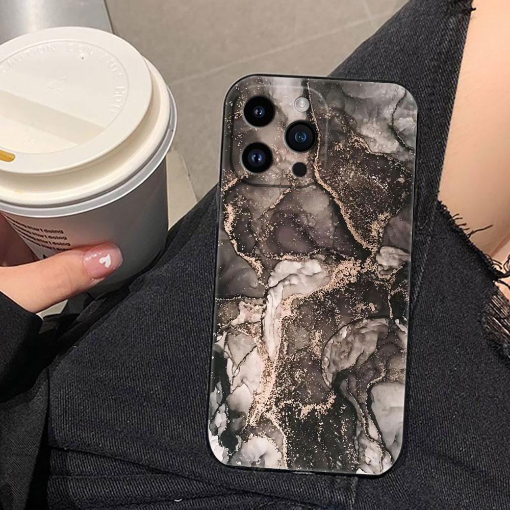 Акварельная Картина Мраморная Крышка Чехол для Телефона Для iphone Apple 17 AIR 16E 16 15 14 13 12 11 Pro XR Max 8 7 Plus ТПУ Чехол Оболочка