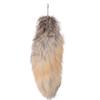 Furry for Keychain Oversized Fox Hair Cuestion Silver Blue Fox Tail Accessories Lady Bag Charm Car Keychain for Women