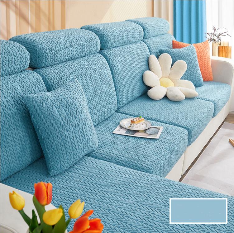 Толстый жаккардовый эластичный чехол для подушки на сиденье дивана, чехол для дивана, секционный диван, L-образный угловой сменный защитный чехол