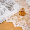 Романтичный Элегантный Кружевной Скатерть-Дорожка Французский Стиль Мягкое Покрытие Стола Моющееся Длинная Полоса Форма Винтажная Скатерть Фестиваль