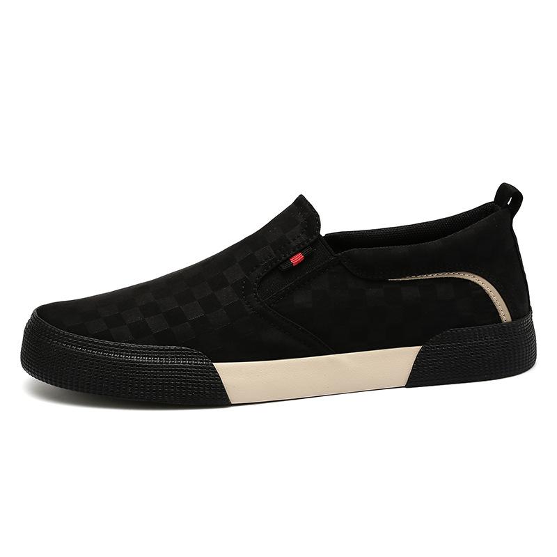 Весенняя новая мужская обувь. Модный и универсальный дизайн. Повседневная мужская парусиновая обувь с цветными блоками. Низкие туфли на плоской подошве.