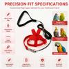 Adjustable Bird Flying Harness Lightweight Pet Bird Harness Small Bird Harness  For Parrots