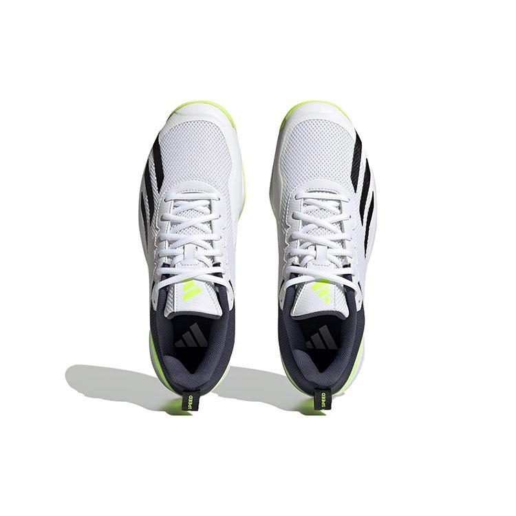 Adidas Мужские кроссовки Courtflash Speed ​​White Black Lucid Lemon Cloud-White Core-Black IG9539