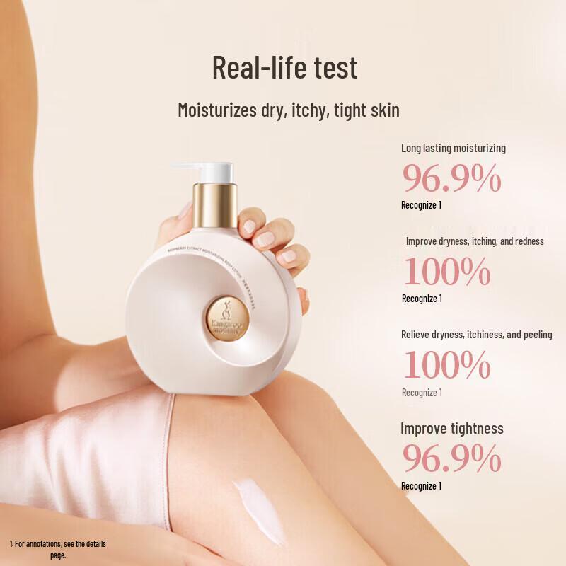 Kangaroo Mommy Raspberry Extract Moisturizing Body Lotion for Pregnant Women