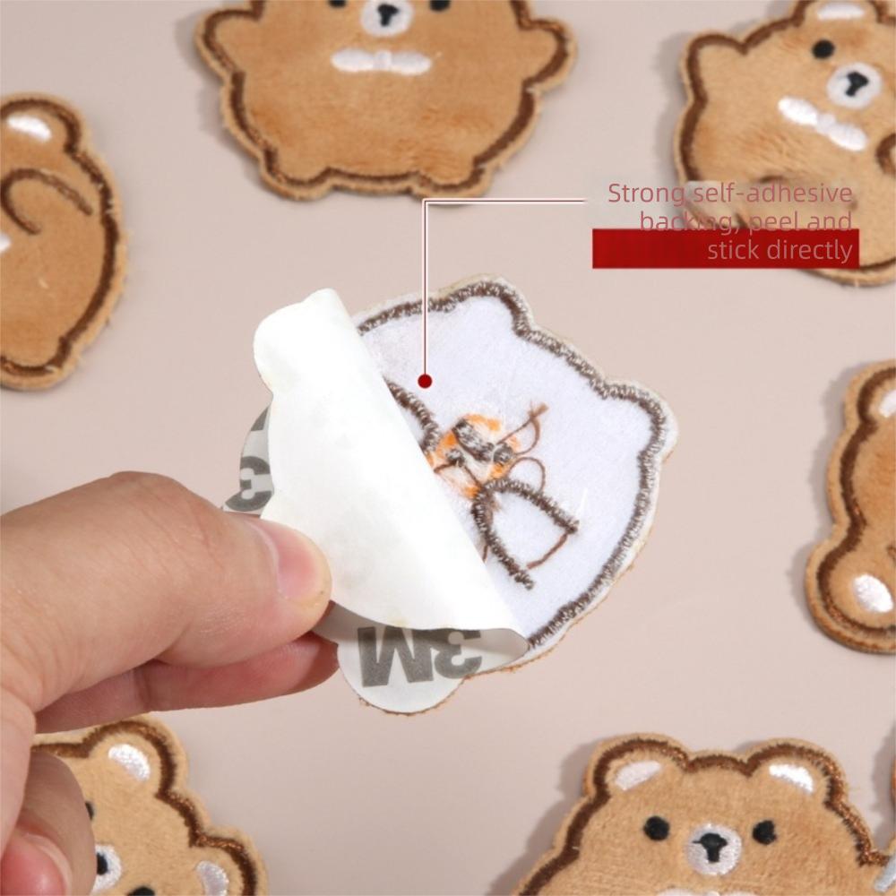 DIY Down Jacket Fabric Patch Self Adhesive Badge Sticker Clothing Accessories
