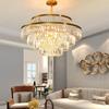 Современная люстра для гостиной, роскошный светодиодный хрустальный подвесной светильник, американский ресторанный подвесной светильник, домашнее освещение, лампы для комнаты