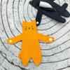 Кошелек для мелочи на молнии с рисунком кота, легкий, маленький, портативный, для повседневного использования