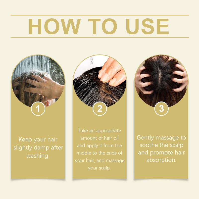 Nourishing Batana Oil Hair Growth Serum Repair Damage Hydrate Dry Hair Smoothing Antifrizz for Healthy Roots