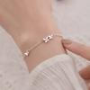Butterfly Bracelet Women's Fashion Jewelry Adjustable Floral Bracelet Elegant Temperament Design Bracelet Gift for Her