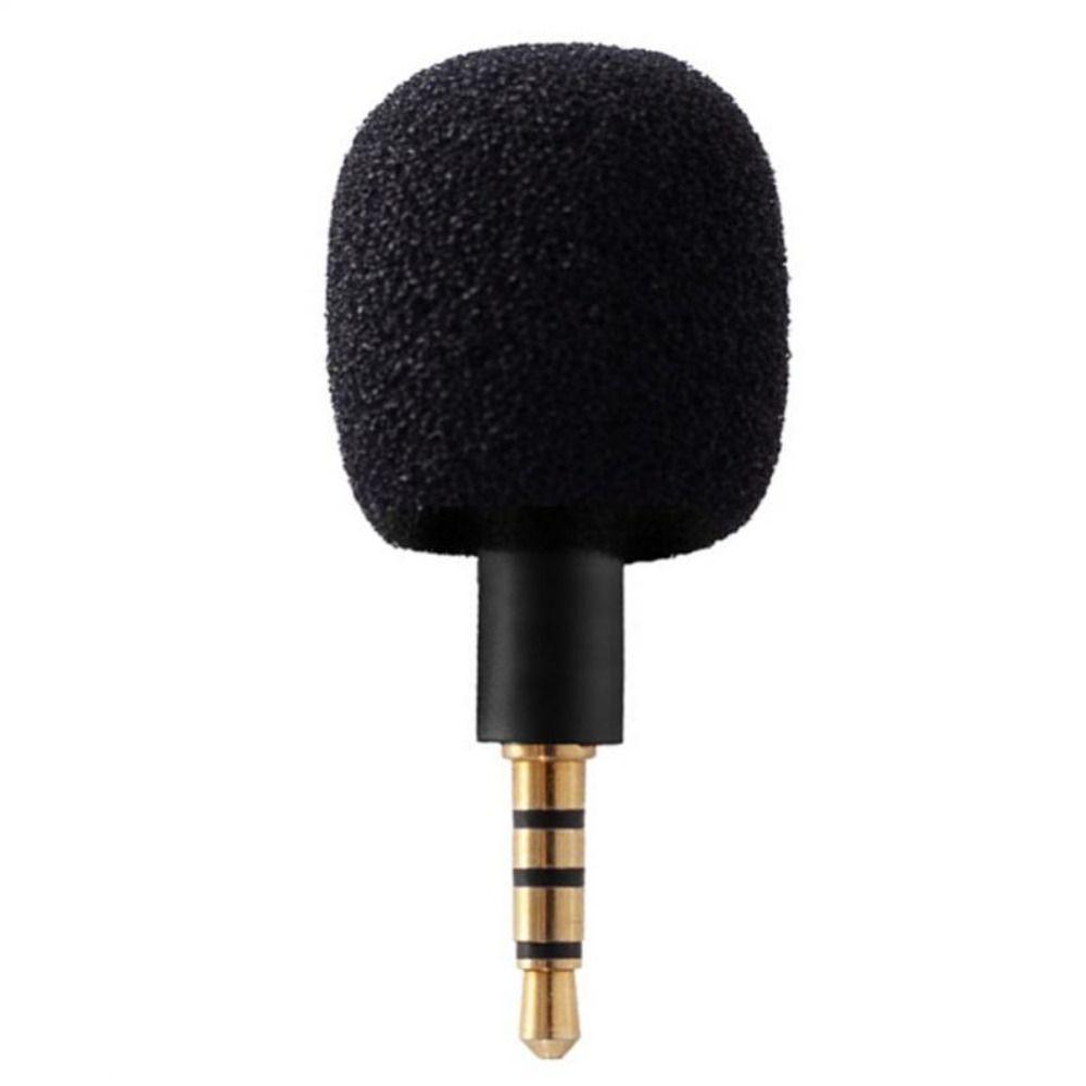 Portable Metal Mini Microphone Plug and Play Mic 3.5mm Metal Mini Microphone 4 Pole 3 Pole Speaker Microphone Computer