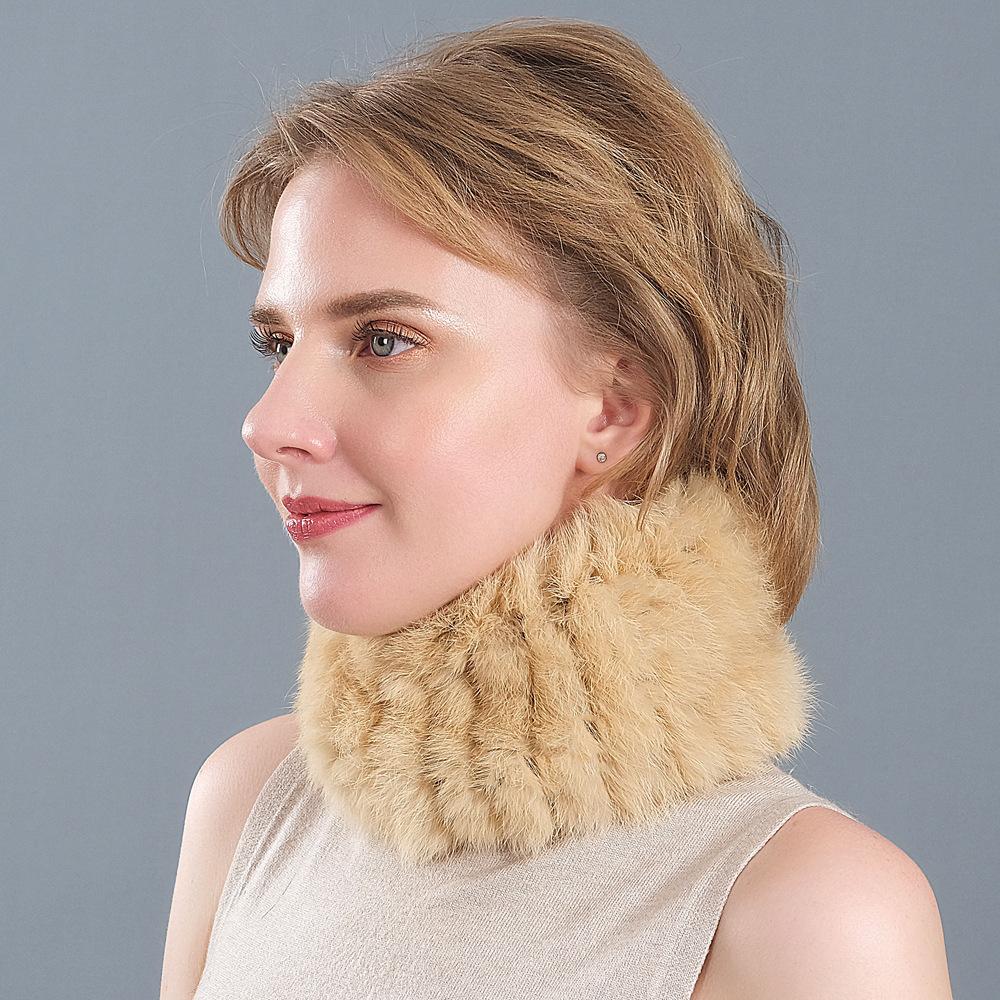 Плетеный шейный платок, шарф, осенне-зимний женский утолщенный зашифрованный теплый эластичный меховой шарф с накладным краем