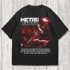 Футболка Metro 2033, Футболка по хоррор-видеоигре, Футболка по видеоигре «Сталкер»