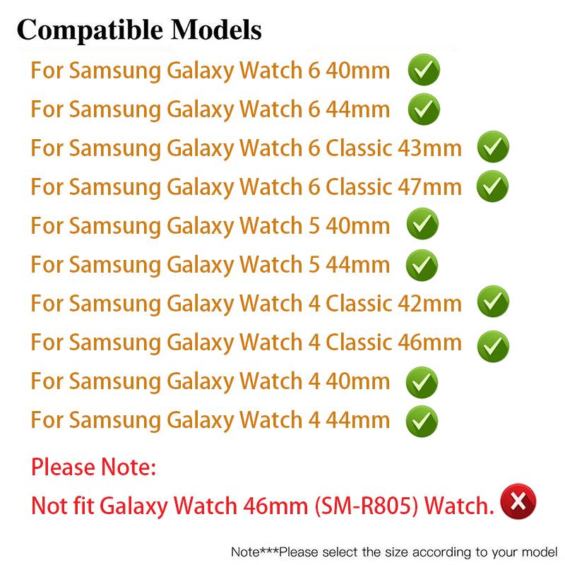 Ремешок с бриллиантами + чехол для Samsung Galaxy Watch 6/5/4 40 мм 44 мм браслет металлический ремешок Galaxy Watch 6 Classic 43 мм 47 мм Защитная крышка