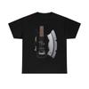 Мужская футболка с коротким рукавом унисекс, футболка с изображениемSignature AXE Bass Guitar Джина Симмонса из KISS