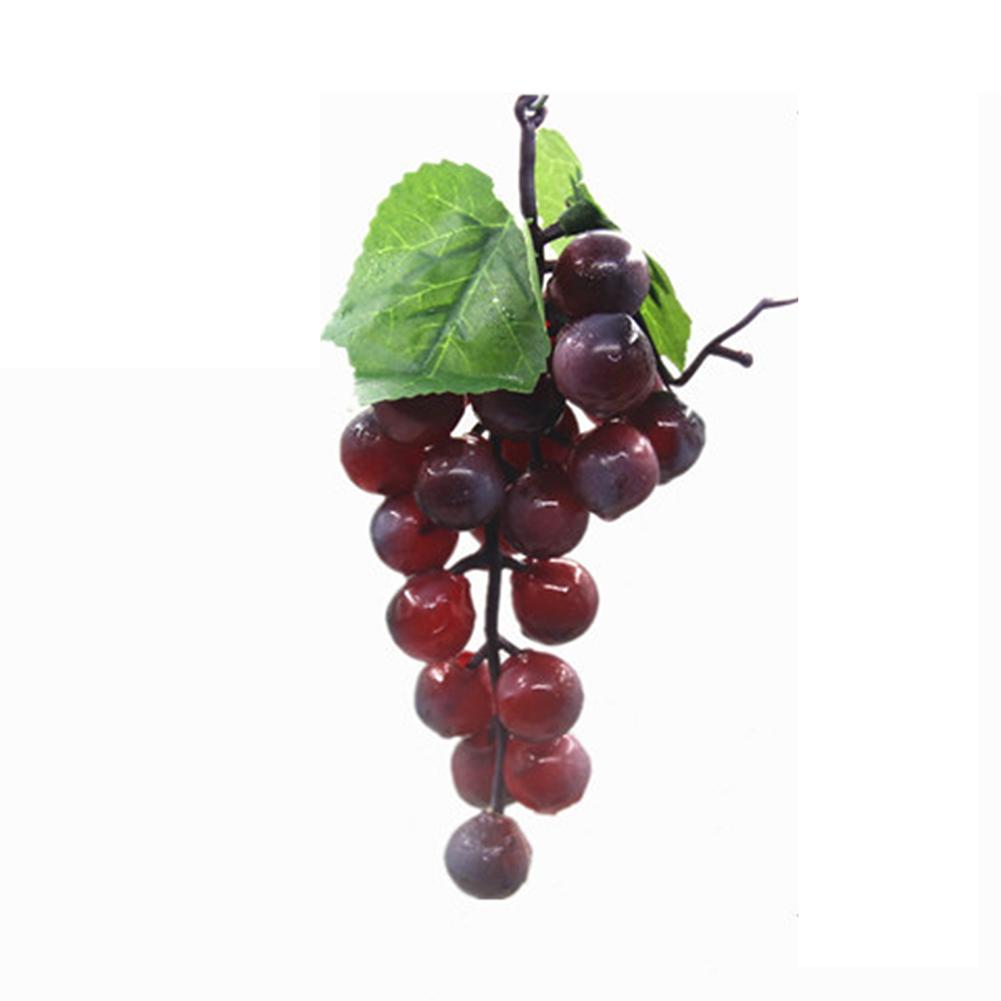 Artificial Fake Grape Lifelike Fruits Home Decorative Grape Photography Props For Wedding Party Decor