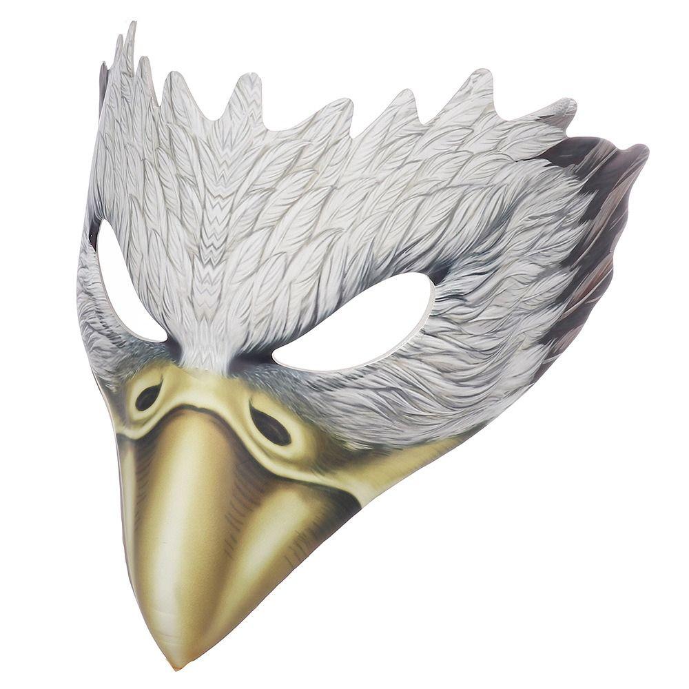with Elastic Belt Halloween Eagle Mask Handmade Masquerade Face Masks  Purim Party