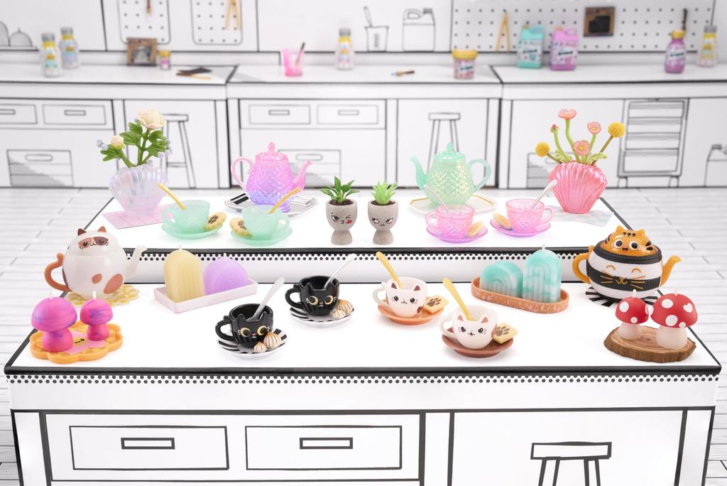 MGA Miniverse Mini Mystery Mini DIY Craft Toy Set for Kids Ages 8 and Surprise Blind Home Decor Collections Series 2 Lifestyle, Collectibles, Up,