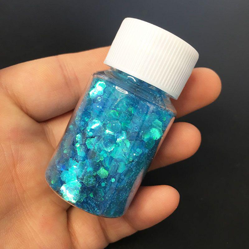 Синий Мелкий Глиттер для Resin Art Craft Supply Блестки Блестящие Пайетки Фестивальный Макияж Блестки Косметические Блестки для Глянцевой Формы Mak