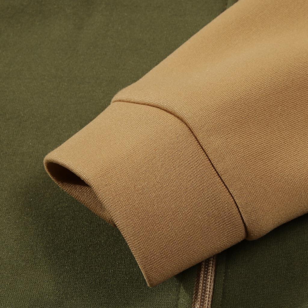 2024 Мужская осень и зима Новая толстовка с капюшоном на молнии с разноцветным принтом больших размеров