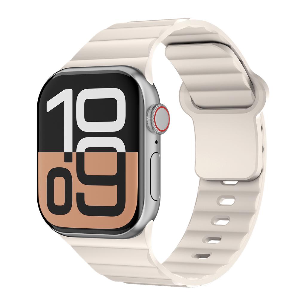 Спортивные силиконовые ремешки для ремешка Apple watch 44 мм 40 мм 46 мм 41 мм 49 мм 42 мм 45 мм correas браслет iWatch ultra 2 series 10 9 8 7 SE