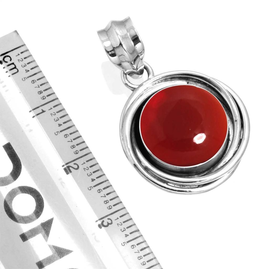 925 Sterling Silver Pendant Women Gemstone Handmade Jewelry Wedding Gift Amber Amethyst Black Onyx Carnelian Garnet Quartz Green Onyx Gold Stone