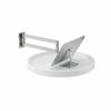White Wall Mounted Folding Table 720°Adjustable Floating Round Tray  Balcony Bay Window