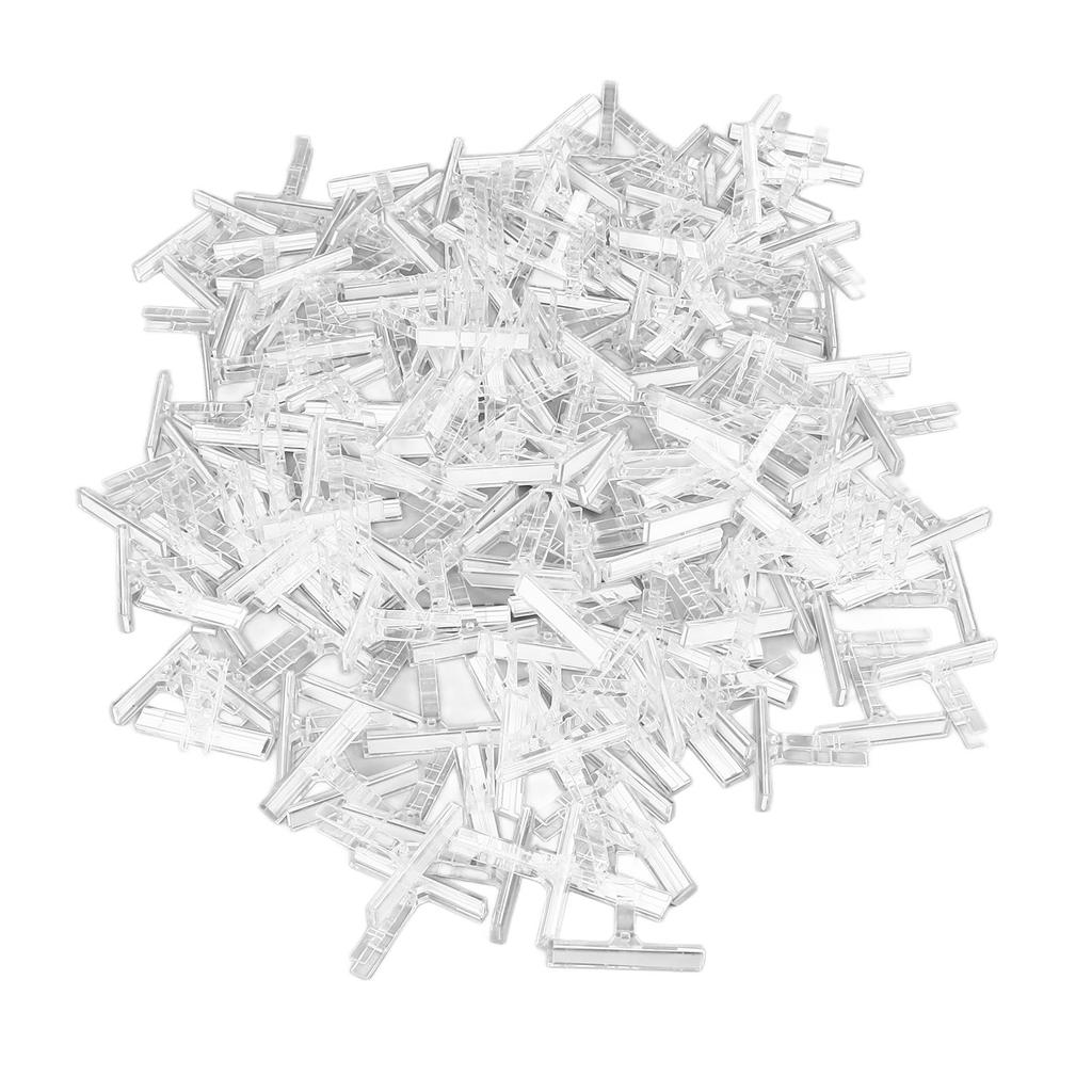 Terminal Marking Clamp PA66 35mm DIN Rail Mounted Transparent Terminal Strip Marking Holder