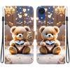 Чехол-книжка из искусственной кожи ручной работы для Samsung Galaxy A03 Core (A032F)- Противоскользящий ударопрочный чехол с ремешком на запястье и дизайнами в виде сердец/роз и кошек