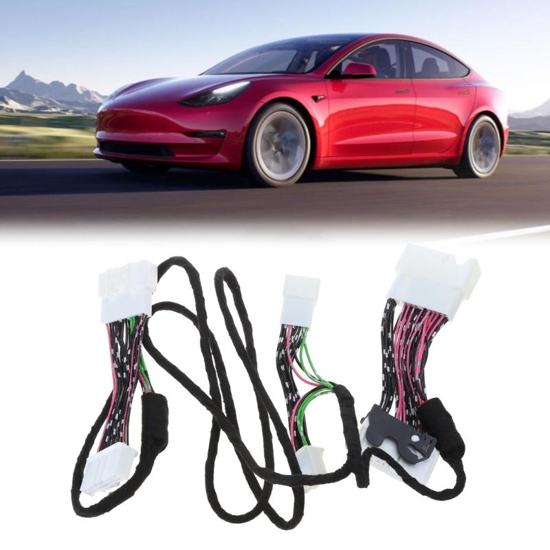 Автомобильный акустический кабель, прочный, совместимый для модели 3 2022, провод активации аудио, обновленный жгут, 8–14 линий, автоаксессуар