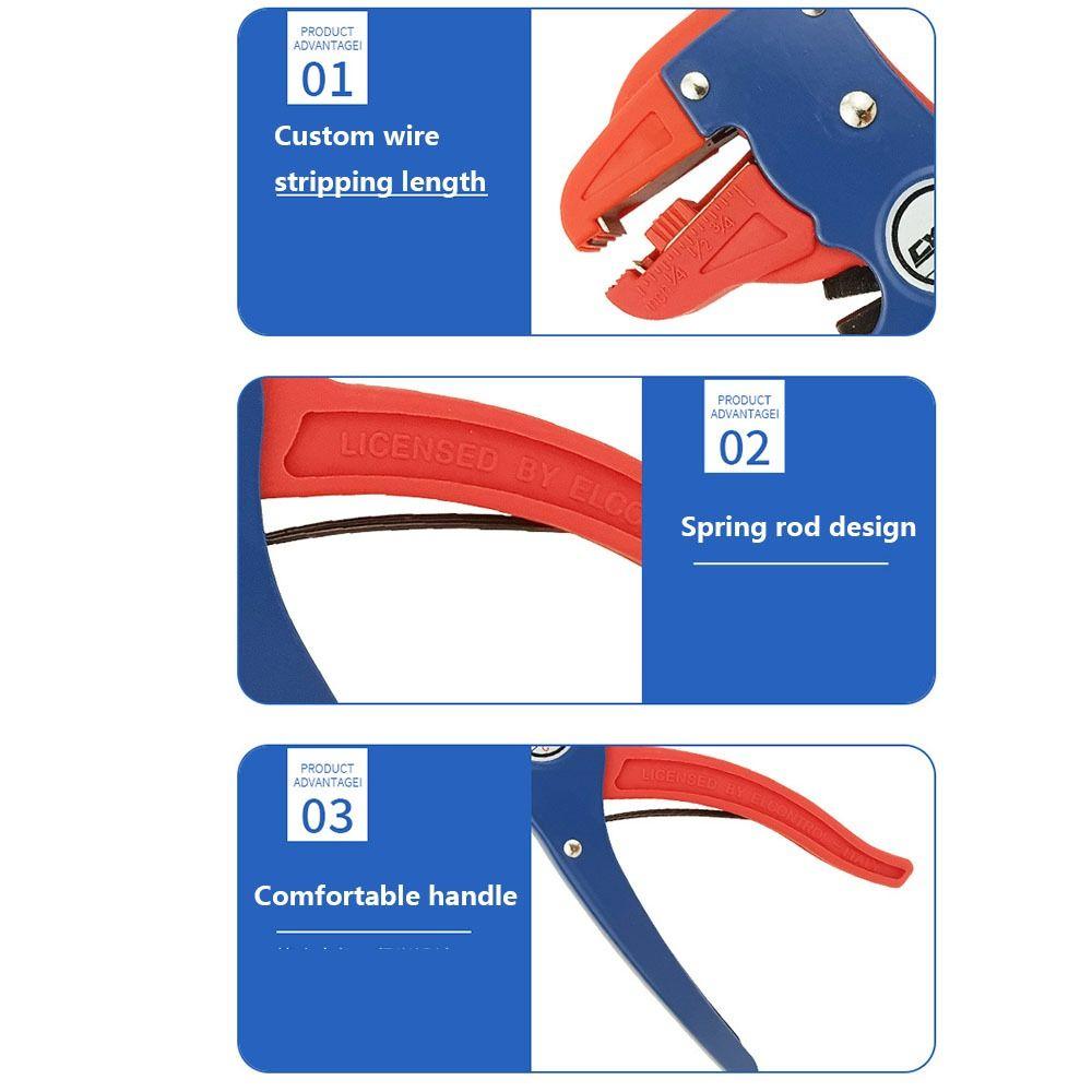 0.5-6MM Автоматические клещи для зачистки проводов Выключатели для зачистки электрических кабелей Электрик