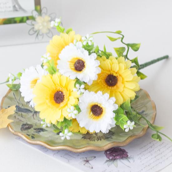 Полезный искусственный цветок Изысканный Не требует воды Яркий