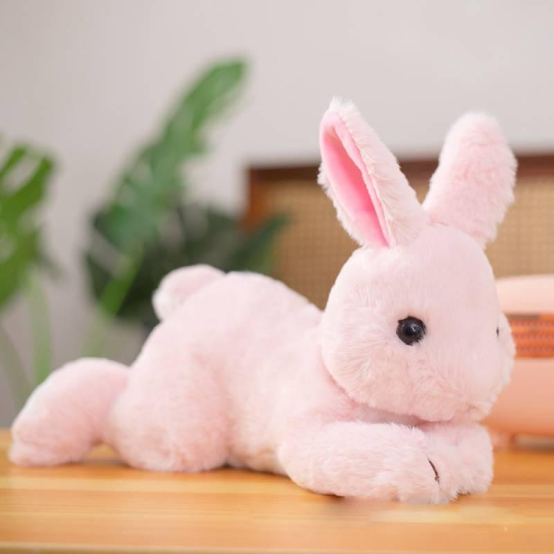 Plush Rabbit Simulation Stuffed Toy Animal Dolls Room Decoration Kids Gifts