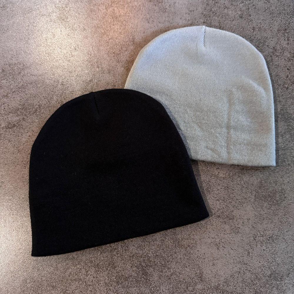 Windproof Knitted Beanie Hat Pullover Style Y2K Style Cap Pentagram Beanie Hat Unisex Daily Wear