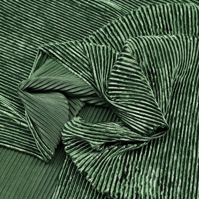 100x158cm Striped Textured Pleated Fabric Elastic Silky Drape for Spring and Dress Wide Leg Pants Clothing Fabric