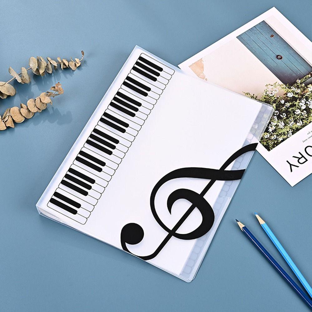 40 Pages Music Clip Music Score Folder Piano Music Clip Paper Sheets Practice Piano Sheet
