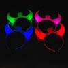 Festival Creative Decor LED Lamp Glowing Horns Luminous Devil Headband Lights Christmas Party Decor Masquerade Bar Supplies