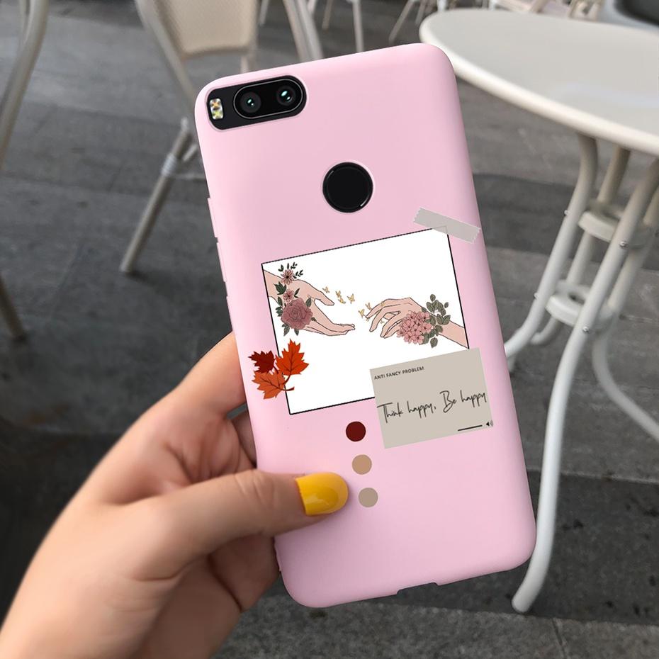For Xiaomi Mi A1 (Mi 5X) Phone Case Lovely Pattern Macaroon Silicone Soft Back Cover For Xiaomi MiA1 Cases Funda Mi5X A 1 Bumper
