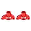110 RC Rear Steering Cup Aluminum Alloy RC Steering Knuckles Hub for Tamiya TT02Red