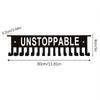Medals & Trophy Display Stand Wall-Mounted Metal Key Hooks "Unstoppable" Design Inspirational Sports Wall Decor