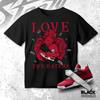 Люби Своих Хейтеров Футболка под Кроссовки Match AJ 4 Toro Bravo, Унисекс Футболка Match Sneaker