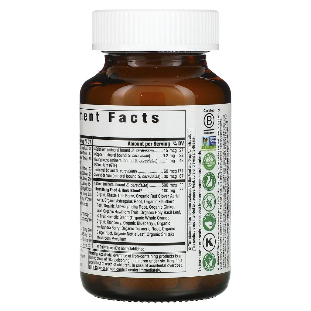Innate Response Formulas, One Daily для женщин старше 40 лет, 60 таблеток