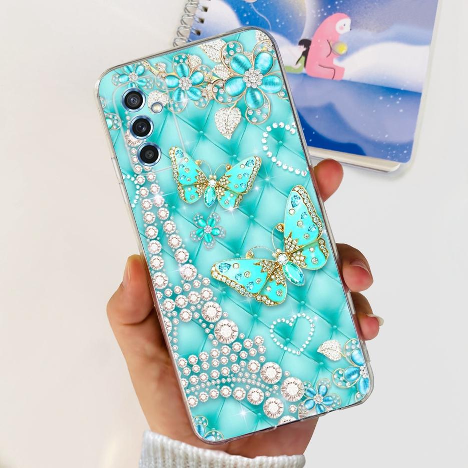 Чехол для Samsung Galaxy M52 5G SM-M526B Новый модный расписной чехол Прозрачные силиконовые чехлы для телефона Для Samsung M52 M 52 5G Мягкие чехлы