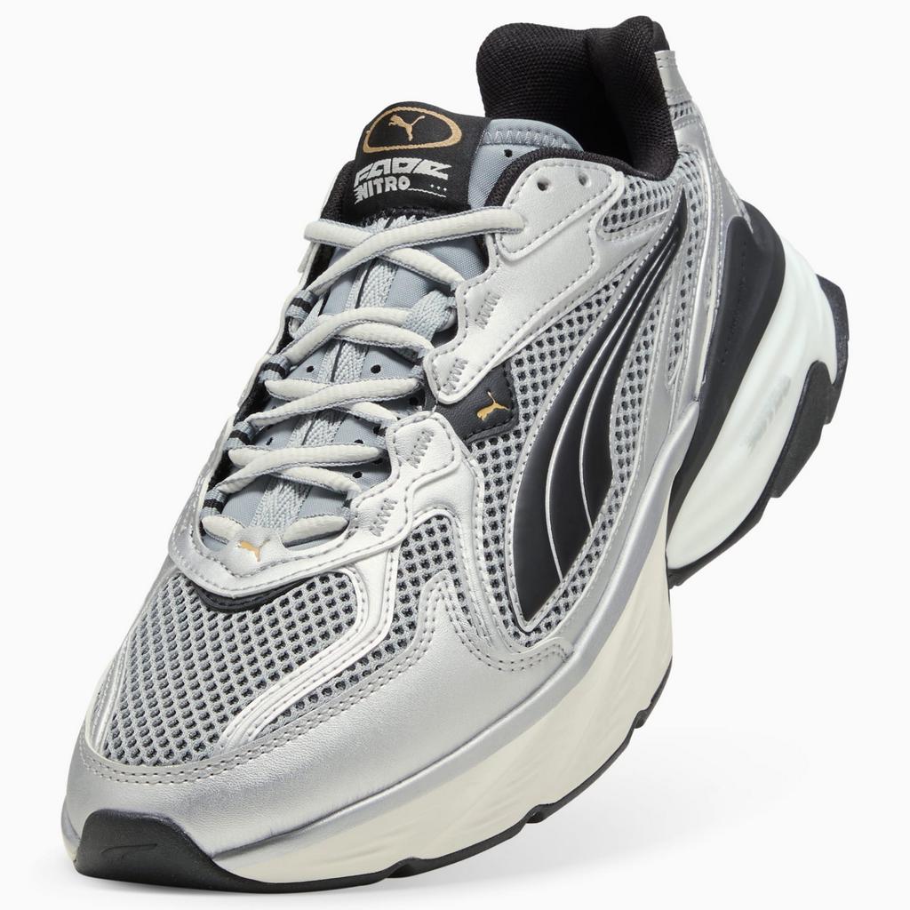 Puma FADE NITRO LS men's sports shoes silver 40620304 r 42