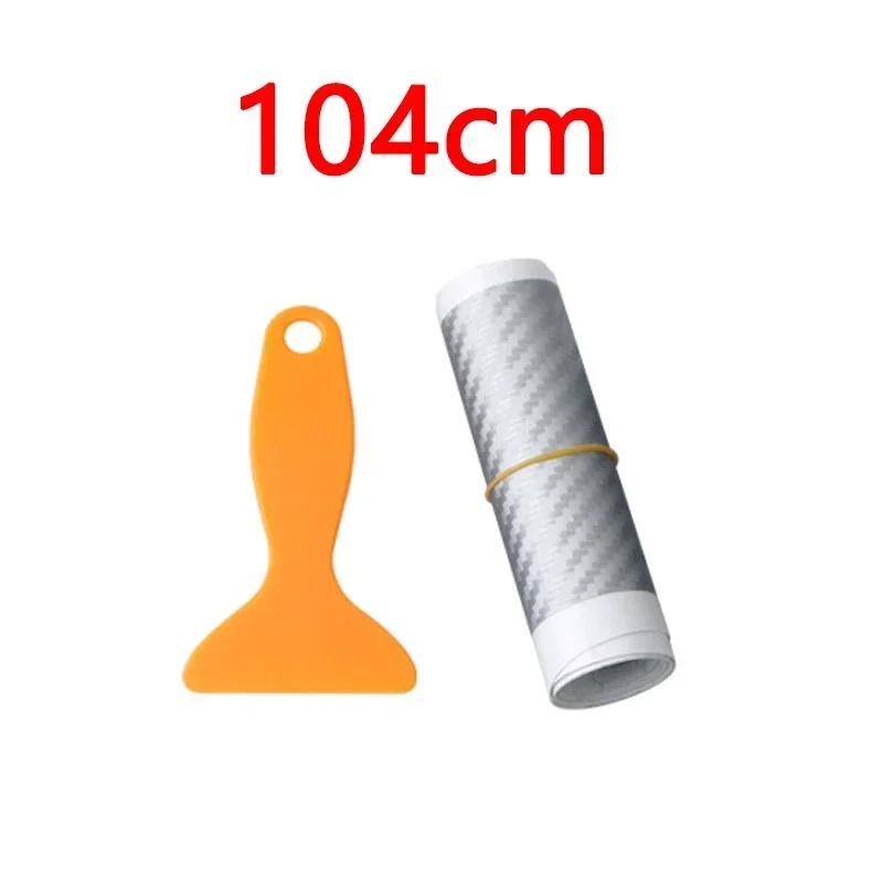 Наклейка на багажник автомобиля против царапин ПВХ углеродное волокно, наклейка на багажник автомобиля 90/104 см защита заднего бампера водонепроницаемая, автоаксессуар