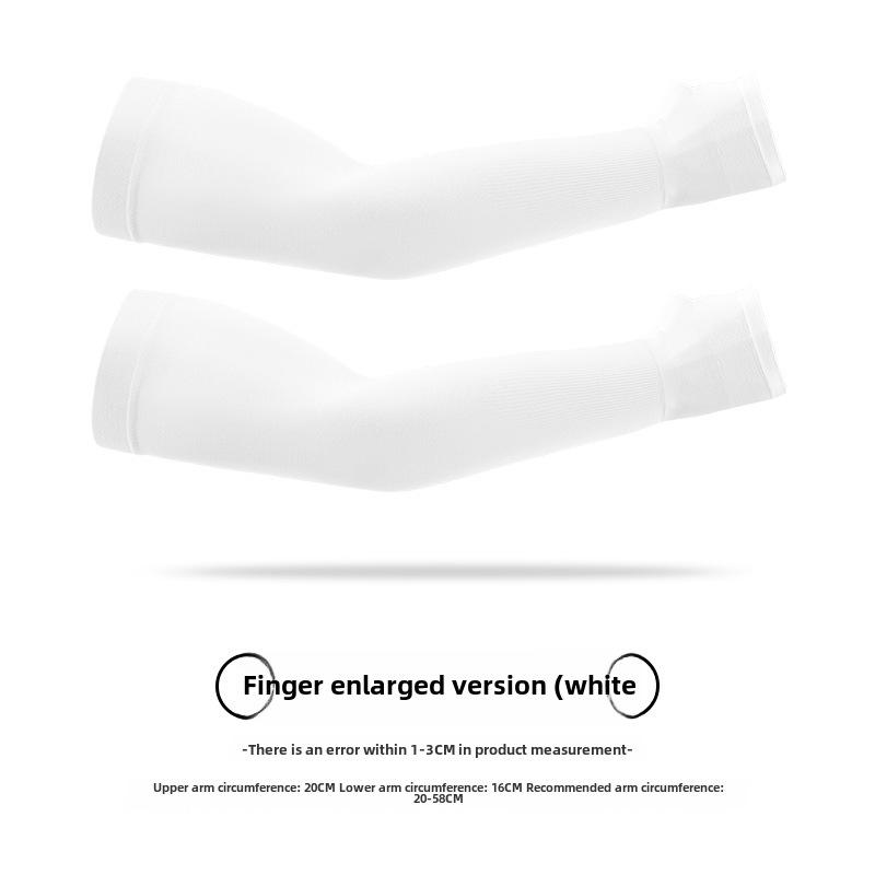 Солнцезащитные рукава Ice Silk для мужчин и женщин: Дышащие, удобные летние нарукавники для езды на велосипеде и занятий спортом на открытом воздухе - HB04.