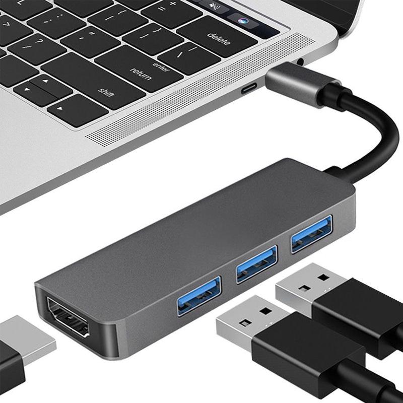 USB-C Док-станция и HDMI-адаптер для ноутбуков и телефонов