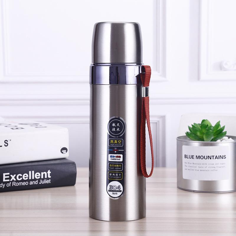 Portable Insulation Cup 500ml Vacuum Flasks Portable Stainless Steel Thermos Cup Water Bottle Travel Tea Mug Office Thermos Cup